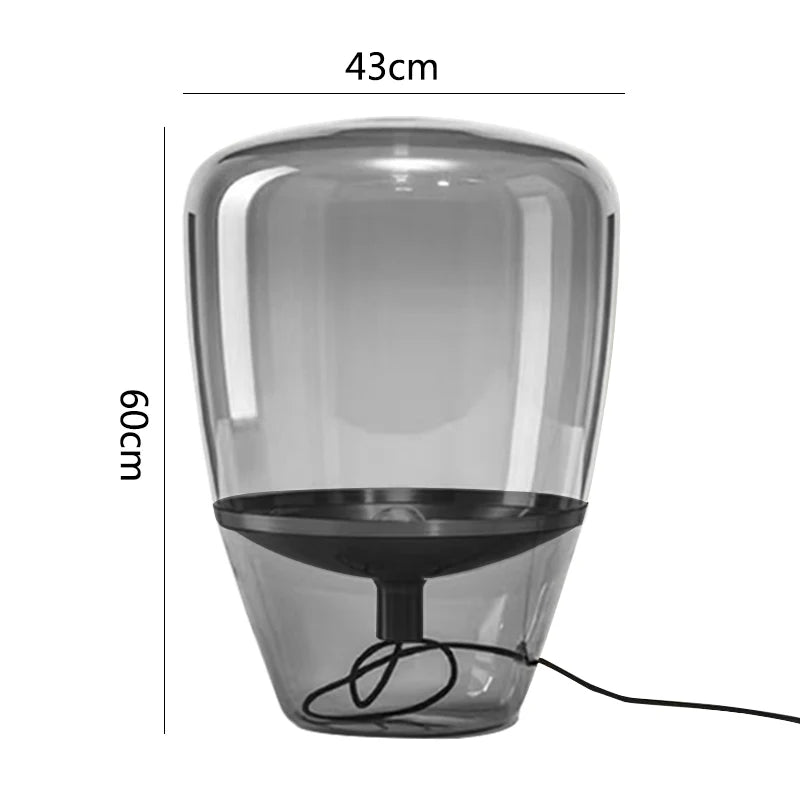 Kayla | Lampe de Table en Verre Moderne et Élégante