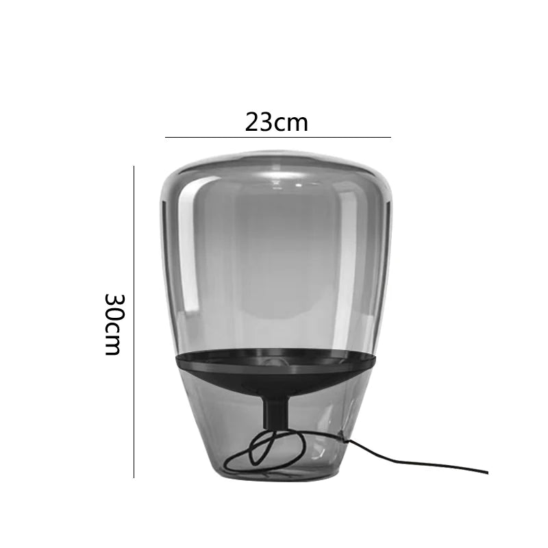 Kayla | Lampe de Table en Verre Moderne et Élégante