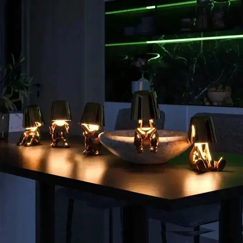 Mignos | Petites Lampes Dorées Qui Éclairent Vos Ambiances