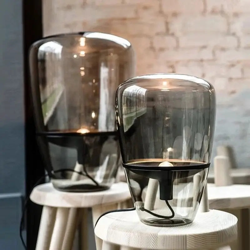 Kayla | Lampe de Table en Verre Moderne et Élégante